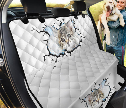 Cat 3D Art Print Pet Seat Covers