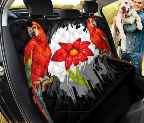 Cute Parrot Print Pet Seat Covers