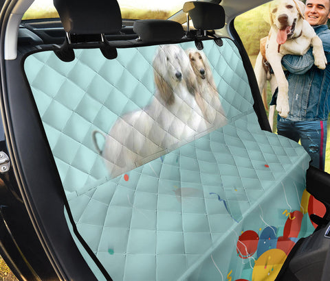 Afghan Hound Print Pet Seat Covers