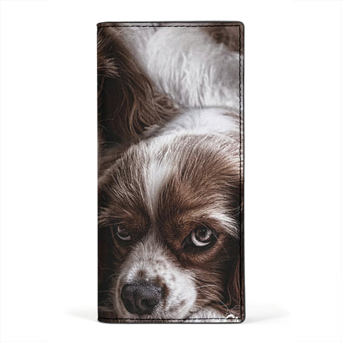 Cavalier King Charles Spaniel Print Women's Leather Wallet