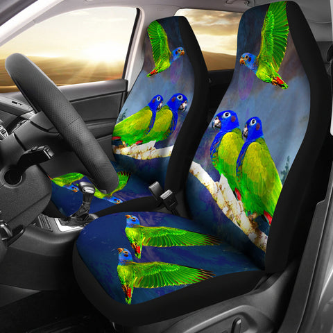 BlueHeaded Parrot (BlueHeaded Pionus) Print Car Seat Covers