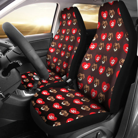 Tibetan Spaniel Print Car Seat Covers