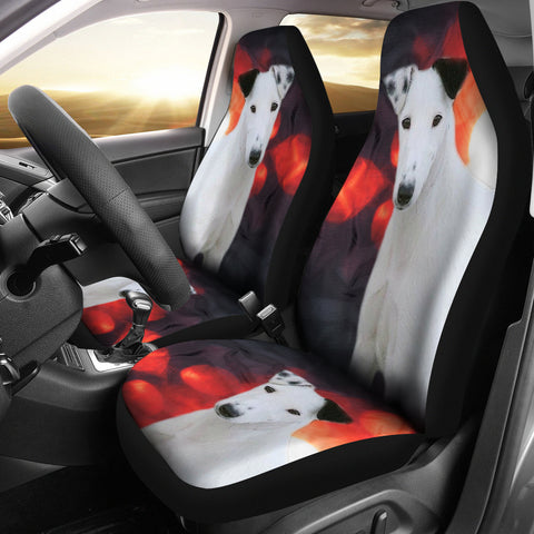 Smooth fox Terrier Dog Print Car Seat Covers