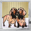 Amazing Dachshund Dog Print Shower Curtain