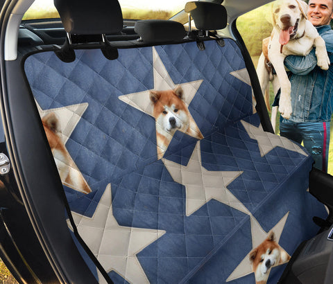 Akita Inu Print Pet Seat Covers