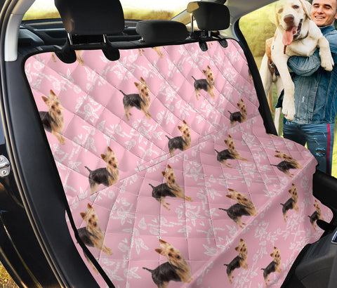 Australian Terrier Floral Print Pet Seat Covers