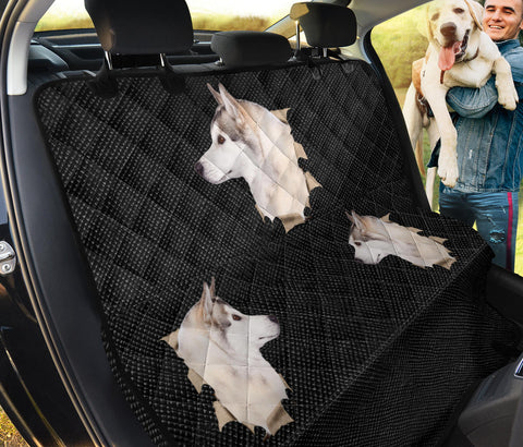 Siberian Husky Dog 3D Print Pet Seat Covers