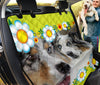 Australian Shepherd Floral Print Pet Seat Covers