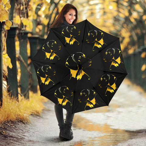 Vizsla Dog Golden Art Print Umbrellas