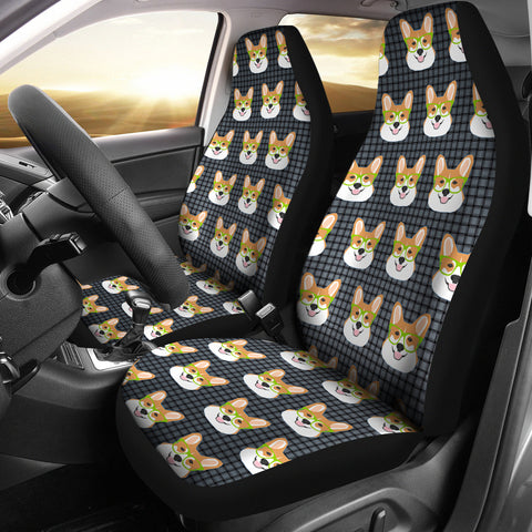 Pembroke Welsh Corgi Patterns Print Car Seat Covers