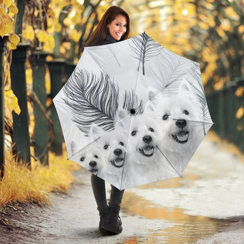 Cute Westie Print Umbrellas