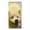 Cute American Eskimo Dog Print Women's Leather Wallet