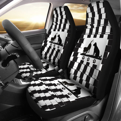 Dog Print Car Seat Covers