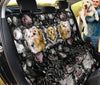 Golden Retriever Floral Print Pet Seat Covers