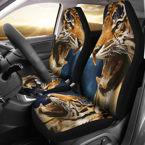 Amazing Tiger Art Print Car Seat Covers