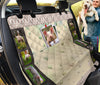 Large White Pig Print Pet Seat Covers