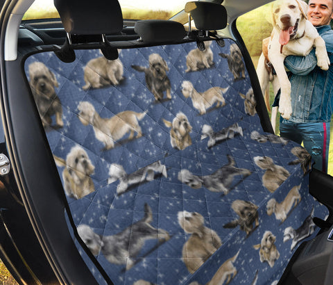 Dandie Dinmont Terrier Patterns Print Pet Seat Covers