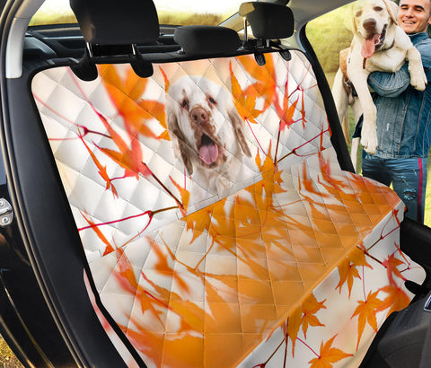 Clumber Spaniel Print Pet Seat Covers- Limited Edition