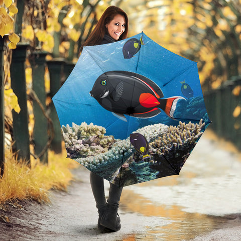 Achilles tang fish Print Umbrellas