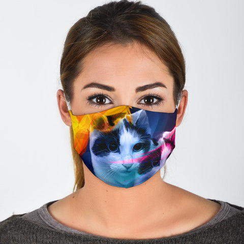 Japanese Bobtail Colorful Print Face Mask