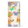 Floral Butterfly Print Women's Leather Wallet