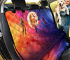 Golden Retriever In Space Print Pet Seat Covers