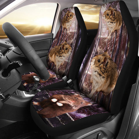 Djungarian Hamster (Dwarf Hamster) Print Car Seat Covers