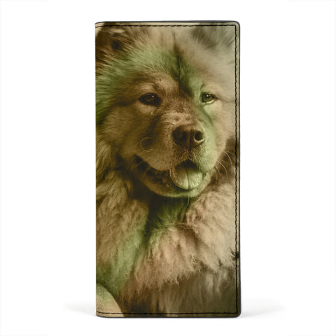 Amazing Chow Chow Print Women's Leather Wallet