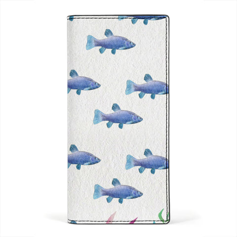 Tench Fish Patterns Print Women's Leather Wallet