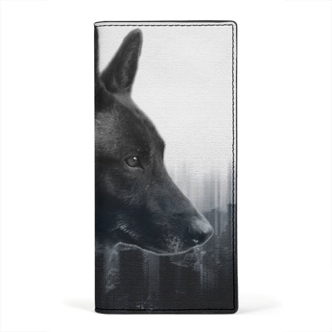 Belgian Malinois Dog Print Women's Leather Wallet