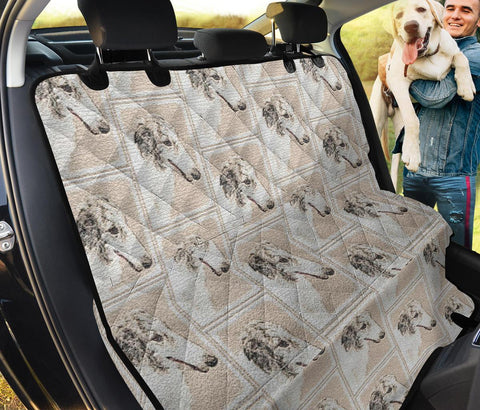 Borzoi Print Pet Seat Covers