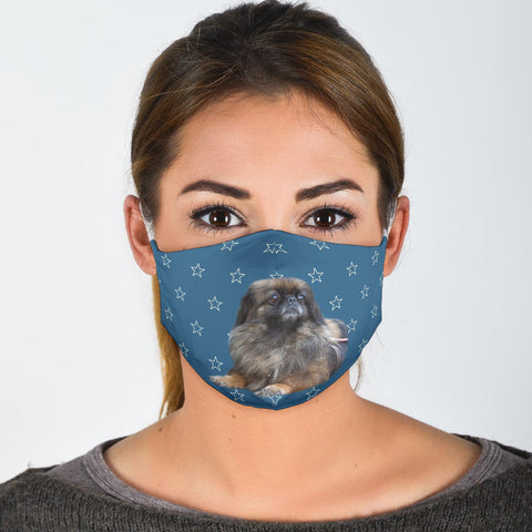 Pekingese Dog Print Face Mask