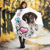 German Shorthaired Pointer Print Umbrellas