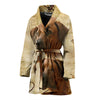 Rhodesian Ridgeback Print Women's Bath Robe