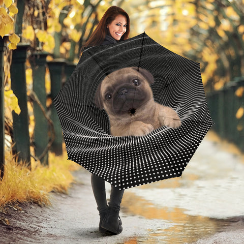 Cute Pug Dog Print Umbrellas