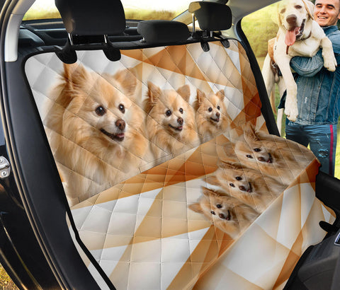 Lovely Pomeranian Print Pet Seat Covers