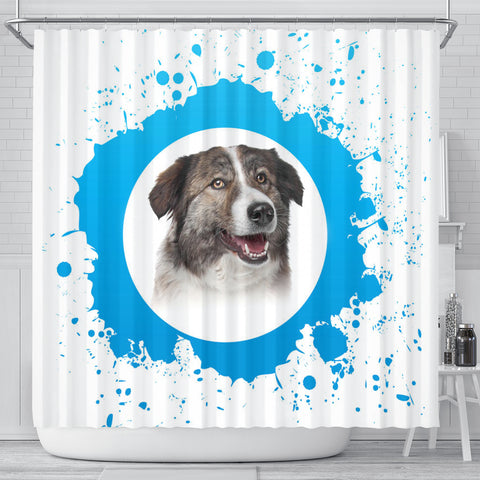 Amazing Aidi Dog Print Shower Curtain