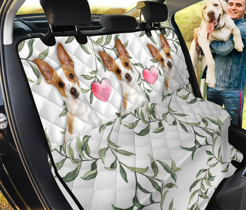 Cute Rat Terrier Print Pet Seat Covers