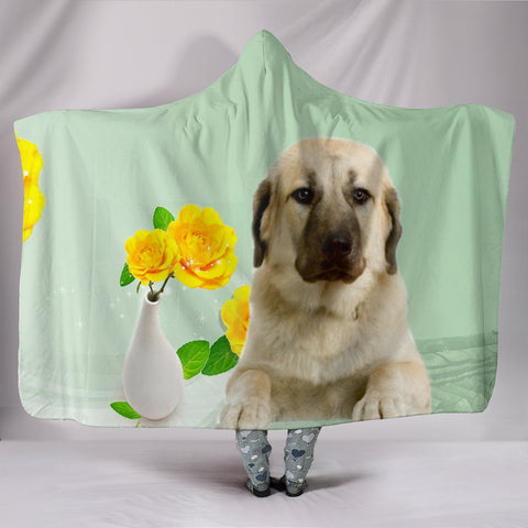 Anatolian Shepherd Dog Print Hooded Blanket