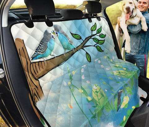 Cute Budgerigar Parrot Print Pet Seat Covers