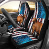 Red Brangus Cattle (Cow) Print Car Seat Covers