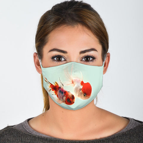 Oranda Goldfish Print Face Mask