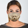 Cute Poodle Print Face Mask