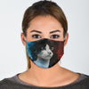 Manx Cat Print Face Mask