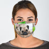 Pug Dog Print Face Mask