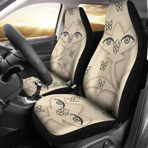 Butterfly Eyes Print Car Seat Covers