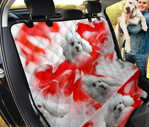 Lovely Poodle Print Pet Seat Covers