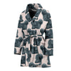 Puli Dog Pattern Print Women's Bath Robe