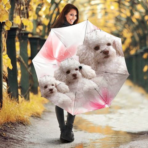 Cute Poodle Print Umbrellas