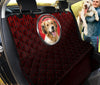 Golden Retriever With Headphone Print Pet Seat Covers